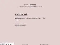 Sites similar to findhourlywork.com