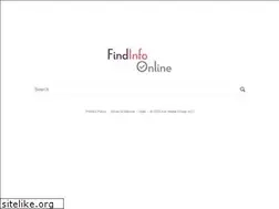 Sites similar to findinfoonline.com