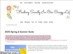 Sites similar to findingsanityinourcrazylife.com