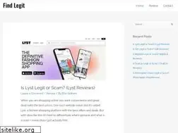 Sites similar to findlegit.com