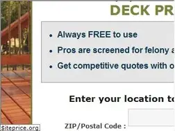 Sites similar to findmeadeckpro.com