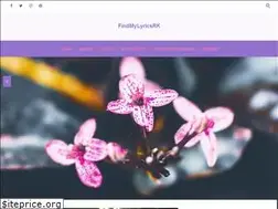 Sites similar to findmylyricsrk.com
