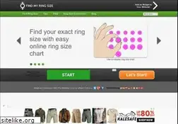 Sites similar to findmyringsize.com