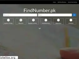 Sites similar to findnumber.pk