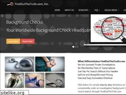 Sites similar to findoutthetruth.net