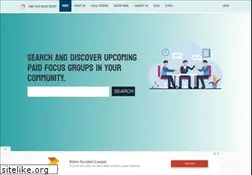 Sites similar to findpaidfocusgroup.com