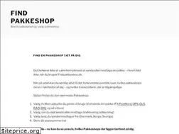 Sites similar to findpakkeshop.dk