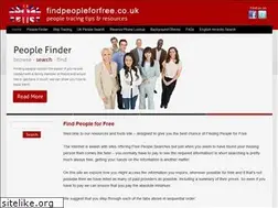 Sites similar to findpeopleforfree.co.uk