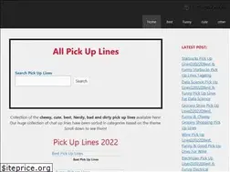 Sites similar to findpickuplines.com