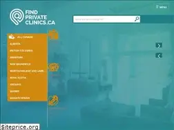 Sites similar to findprivateclinics.ca