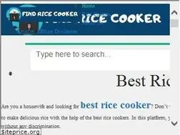 Sites similar to findricecooker.com