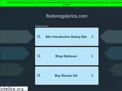 Sites similar to findsongslyrics.com