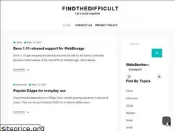 Sites similar to findthedifficult.com