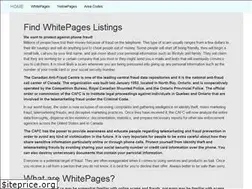 Sites similar to findwhitepage.com