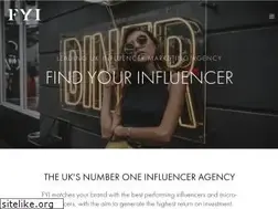 Sites similar to findyourinfluencer.co.uk