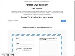 Sites similar to findyourleads.com