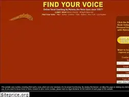 Sites similar to findyourvoice.guru
