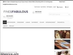 Sites similar to fineandfabulous.co.za