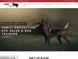 Sites similar to finelinefamilyk9.com