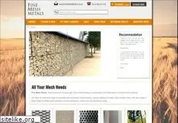 Sites similar to finemeshmetals.co.uk