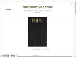 Sites similar to fineprintmag.net