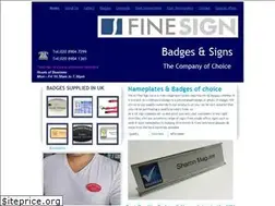 Sites similar to finesign.co.uk