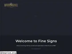 Sites similar to finesigns.co.nz