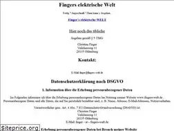 Sites similar to fingers-welt.de