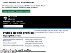 Sites similar to fingertips.phe.org.uk