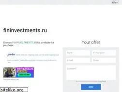 Sites similar to fininvestments.ru