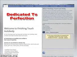 Sites similar to finishingtouchautobody.net