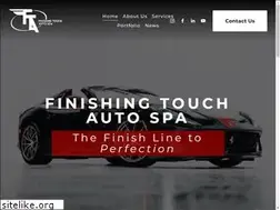 Sites similar to finishingtouchautospa.com