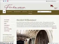 Sites similar to finkenweine.de