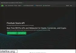 Sites similar to finnhub.io