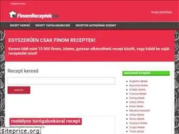 Sites similar to finomreceptek.hu