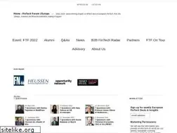 Sites similar to fintechforum.de