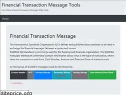 Sites similar to fintrnmsgtool.com