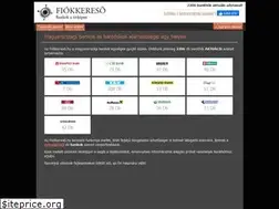 Sites similar to fiokkereso.hu