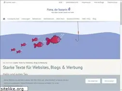 Sites similar to fiona-die-texterin.de