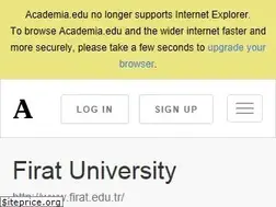 Sites similar to firat.academia.edu