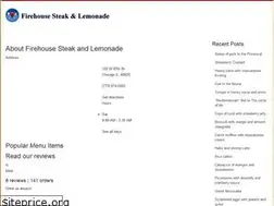 Sites similar to firehousesteaklemonade.com