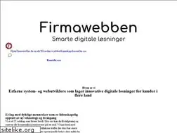 Sites similar to firmawebben.no