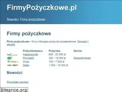 Sites similar to firmypozyczkowe.pl