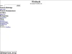 Sites similar to firsbach.de
