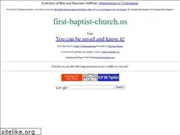 Sites similar to first-baptist-church.us