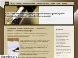 Sites similar to first-class-translations.de