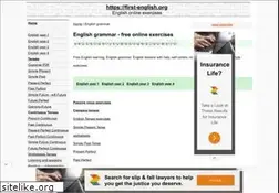 Sites similar to first-english.org