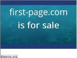 Sites similar to first-page.com