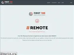 Sites similar to first100influencers.com