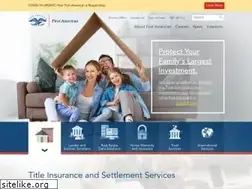 Sites similar to firstam.com
